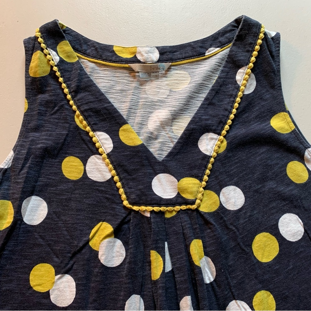 Boden sleeveless knit dress size 16 navy